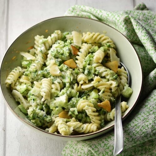 Creamy Pasta and Broccoli (Low Fat) Everyday Healthy Recipes