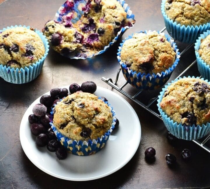 Quinoa Blueberry Muffins (Healthy) - Everyday Healthy Recipes