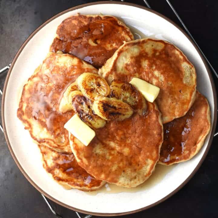 Banana Yogurt Pancakes (No milk) Everyday Healthy Recipes