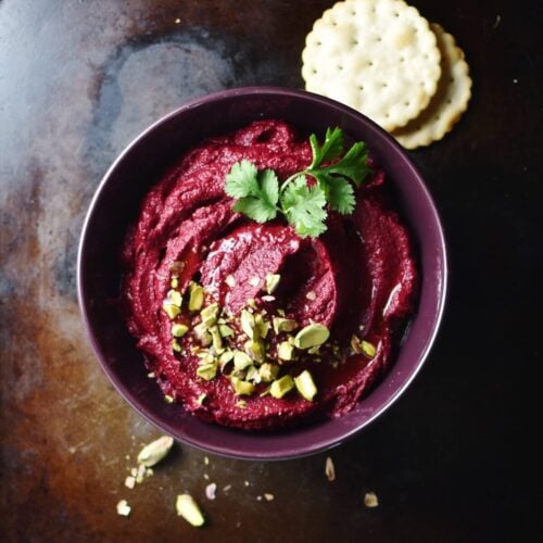 Beet Hummus without Tahini Everyday Healthy Recipes