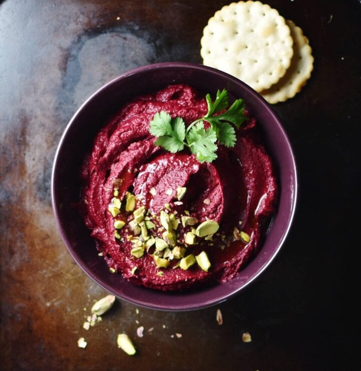 Beet Hummus without Tahini Everyday Healthy Recipes