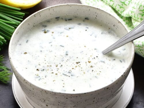 Creamy Cottage Cheese Ranch Dressing