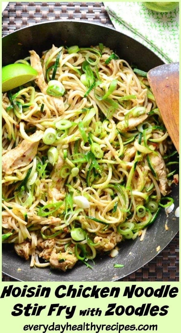 Hoisin Chicken Noodle Stir Fry (Low Carb) Everyday Healthy Recipes