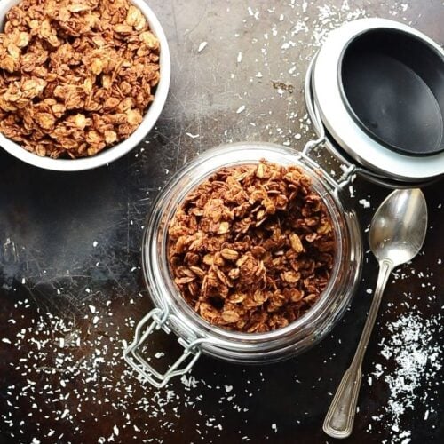 Chocolate Granola Recipe (Low Sugar) Everyday Healthy Recipes