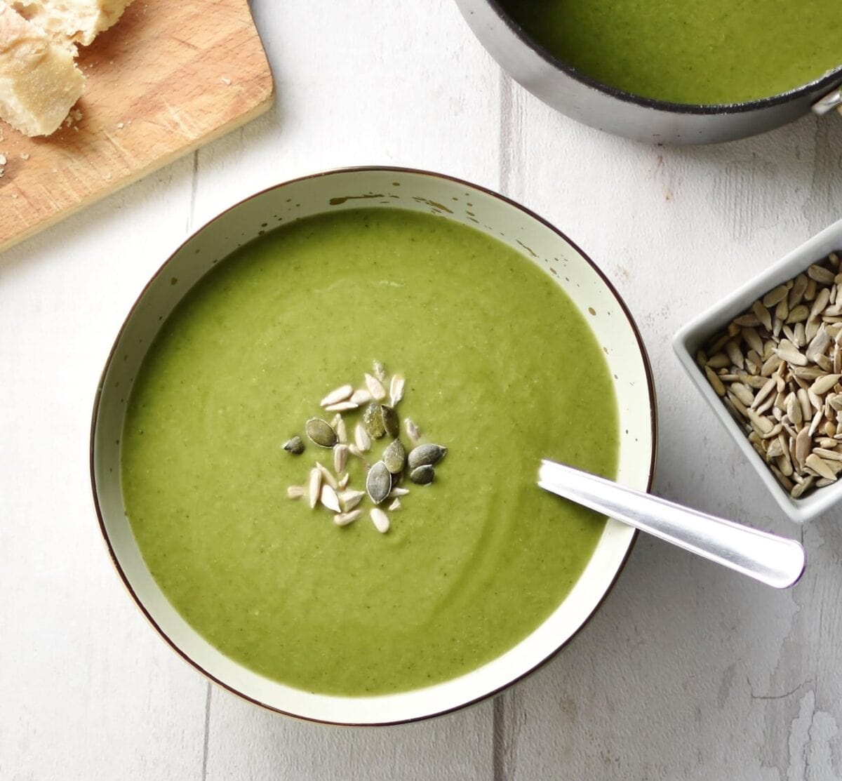 Broccoli and outlet spinach soup