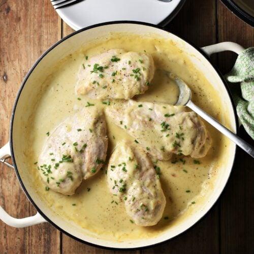 Chicken Breast in White Sauce (Low Fat) - Everyday Healthy Recipes