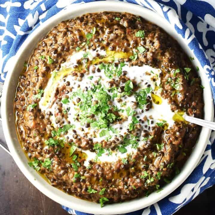 Black (Beluga) Lentil Curry - Everyday Healthy Recipes