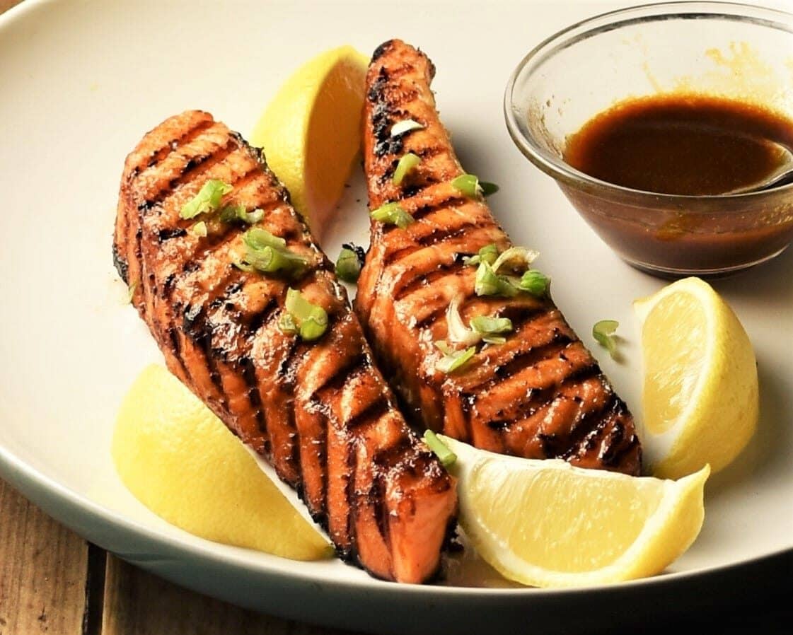 Hoisin Marinated Grilled Salmon - Everyday Healthy Recipes