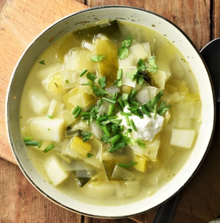 Simple Chunky Leek and Potato Soup Everyday Healthy Recipes