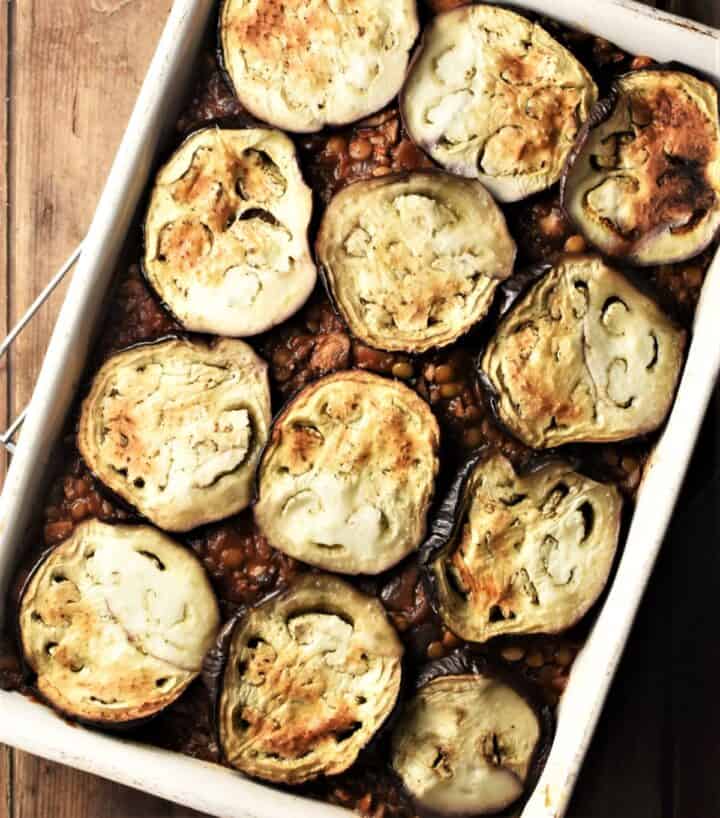 Muskaa Vegetarian Moussaka (Mushrooms and Lentils) - Everyday Healthy Recipes