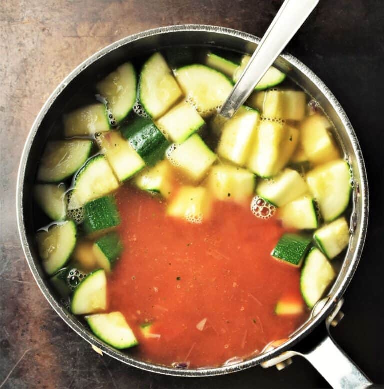 Simple Tomato Zucchini Soup Everyday Healthy Recipes