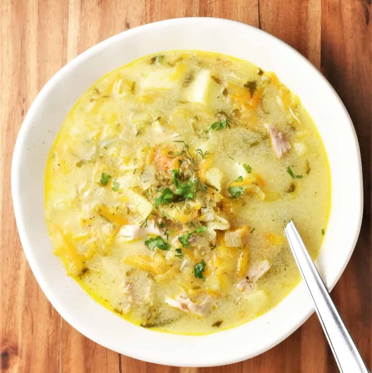 Polish Egg Drop Noodles Chicken Soup (Lane Kluski) - Everyday