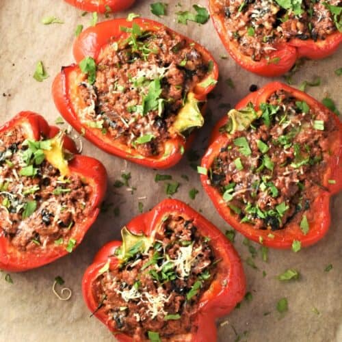 Meat Stuffed Peppers without Rice Everyday Healthy Recipes
